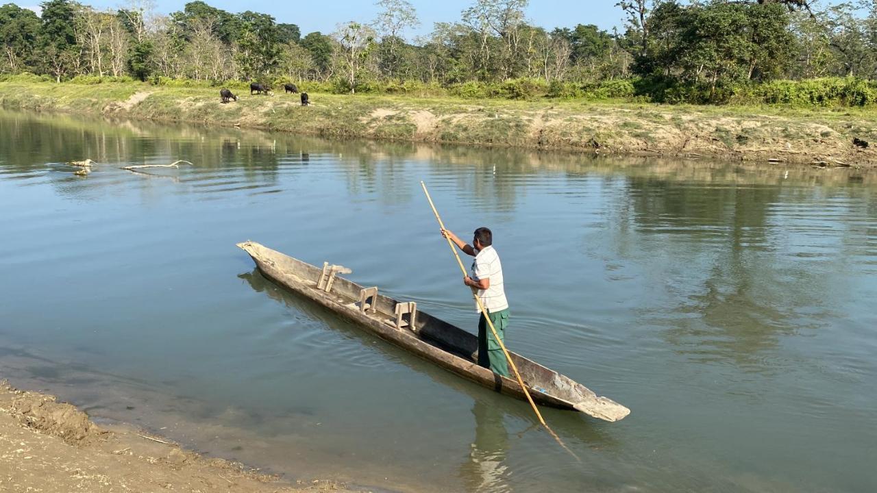 Hotel Sauraha Gaida House Chitwan Buitenkant foto